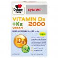 DOPPELHERZ Vitamin D3 2000+K2 system Tabletten