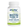 BIOTIN 10.000 μg Zink Selen vegan Tabletten